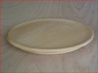 Wooden plate ash wood