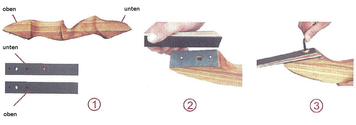 Jagdbogen Jandao  Zusammenbau Anleitung