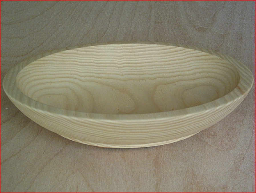 Bol en bois plate frêne 25cm